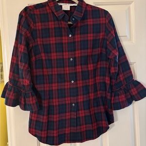 Gretchen Scott Designs Red and Blue Plaid